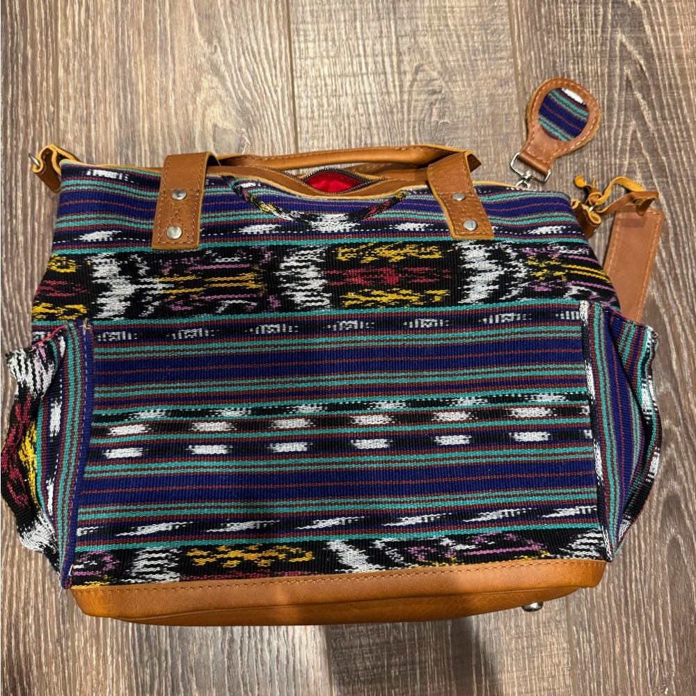 Nena & Co. Urple Patterned Tote Bag
